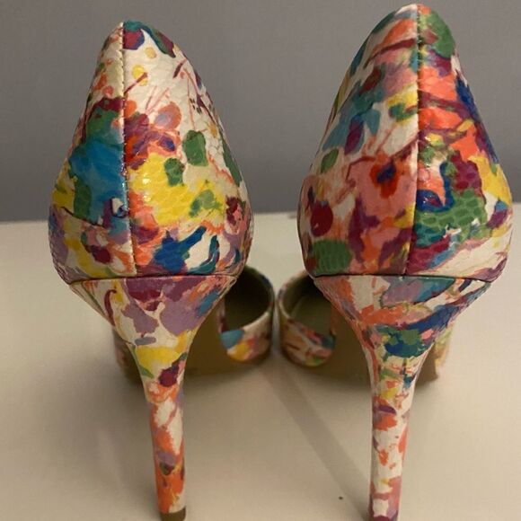 A.N.A Floral Print Heels Size 6 - Picture 4 of 9